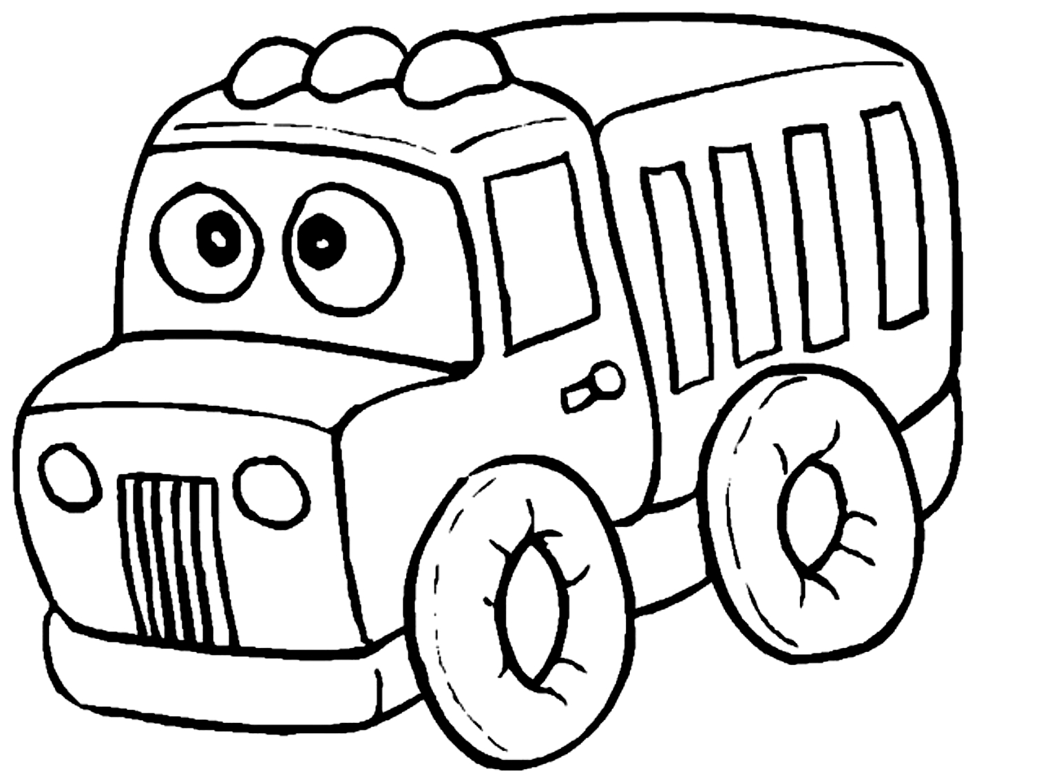 Drawing 5 from Truck coloring page to print and coloring