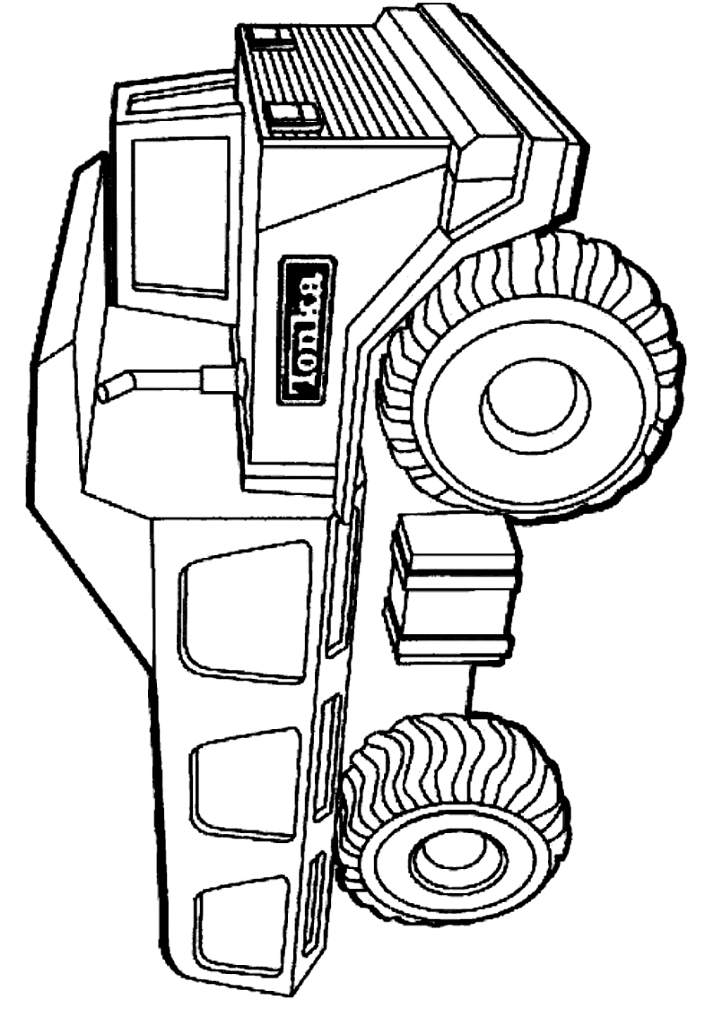 Disegno 24 di camion da stampare e colorare