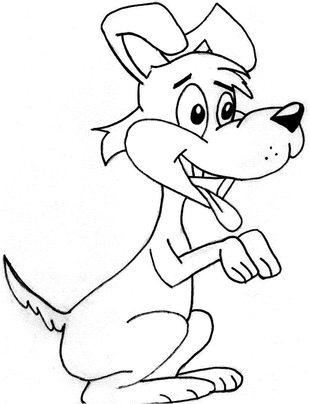 Drawing 14 from Kangaroos coloring page to print and coloring