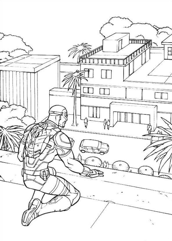 Captain America 12  coloring page to print and coloring