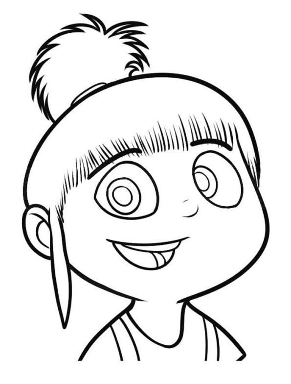 Drawing 1 from Despicable Me coloring page to print and coloring