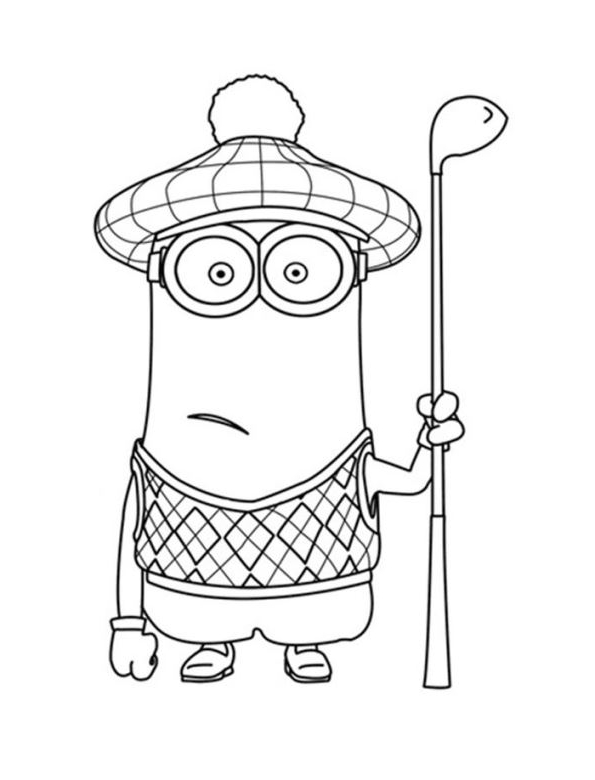 Drawing 14 from Despicable Me coloring page to print and coloring