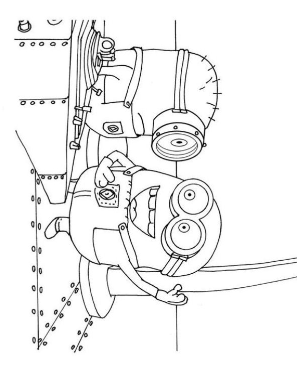 Drawing 16 from Despicable Me coloring page to print and coloring
