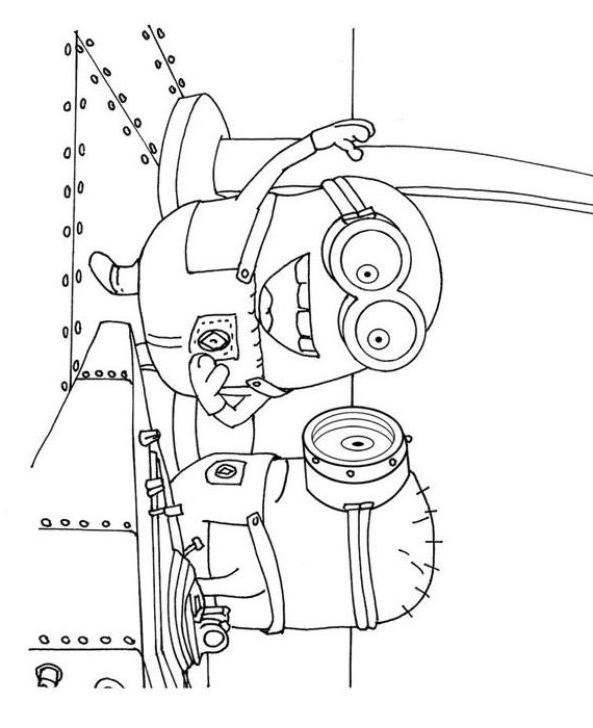 Drawing 18 from Despicable Me coloring page to print and coloring