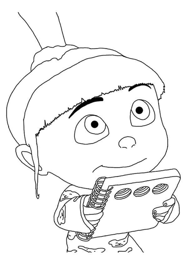 Drawing 23 from Despicable Me coloring page to print and coloring