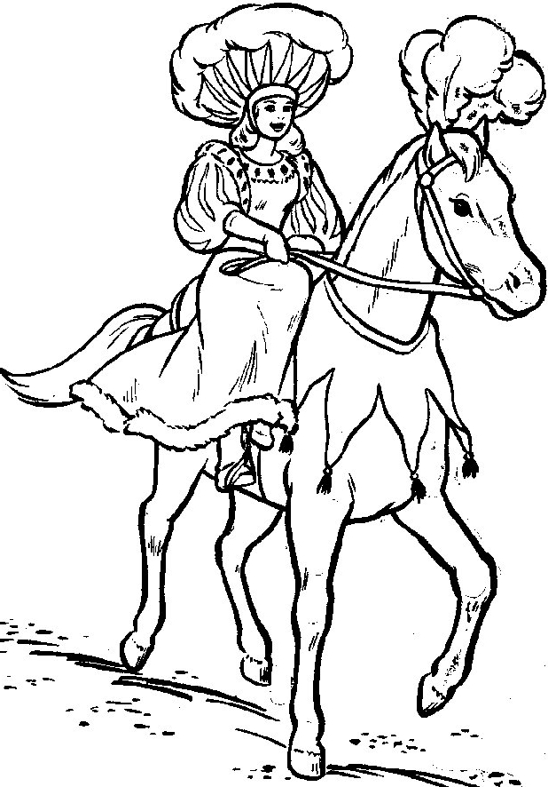 Drawing 14 from horses coloring page to print and coloring