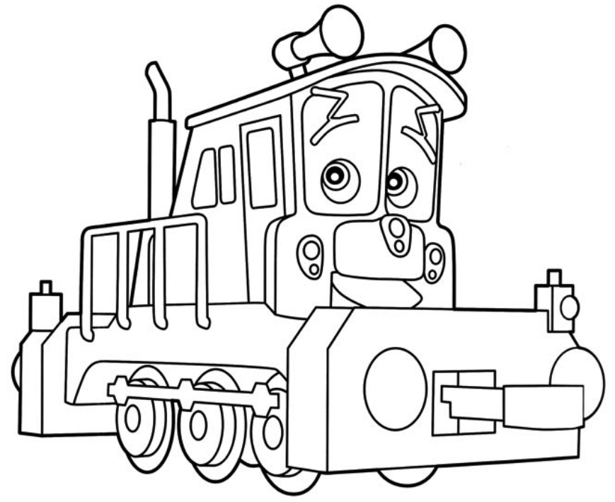 Disegno di Calley di Chuggington da stampare e colorare