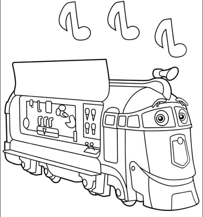 Disegno di Frostini di Chuggington da stampare e colorare