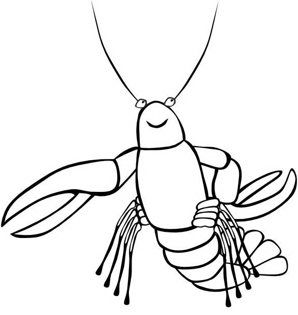 Drawing 7 from Shellfish coloring page to print and coloring