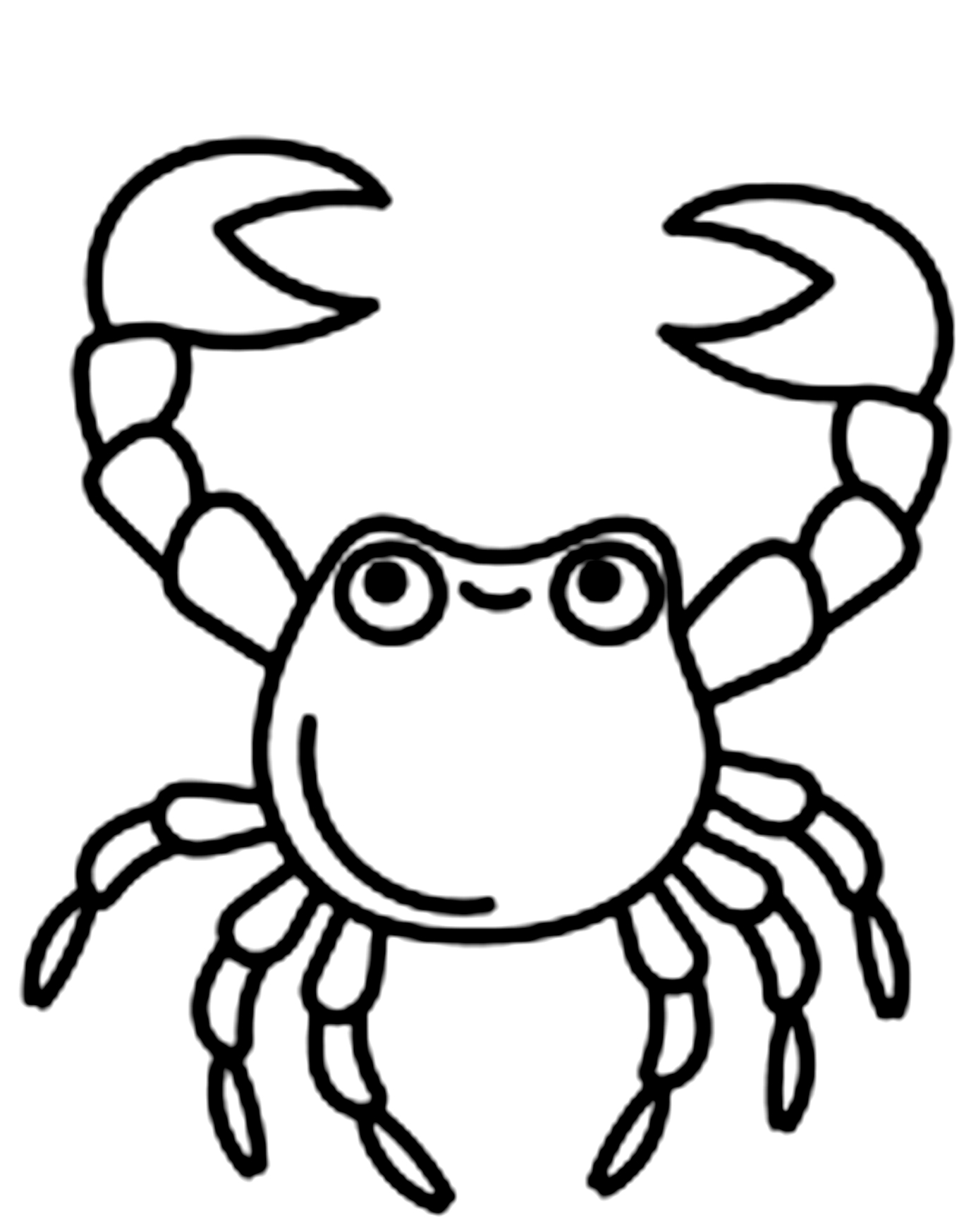 Disegno 22 di crostacei da stampare e colorare