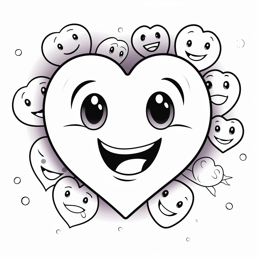 heart 13  coloring pages to print and coloring