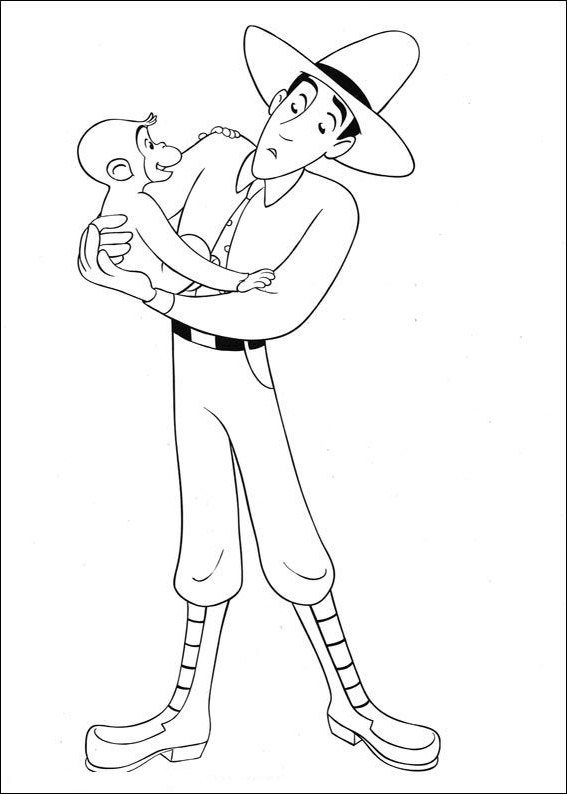 Desenho 9 de George, o Curioso para imprimir e colorir