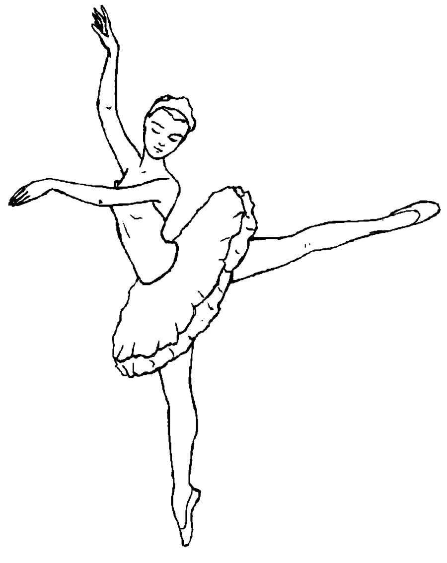 Drawing 1 from Dance coloring page to print and coloring