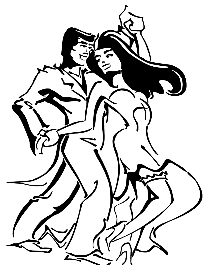 Drawing 21 from Dance coloring page to print and coloring