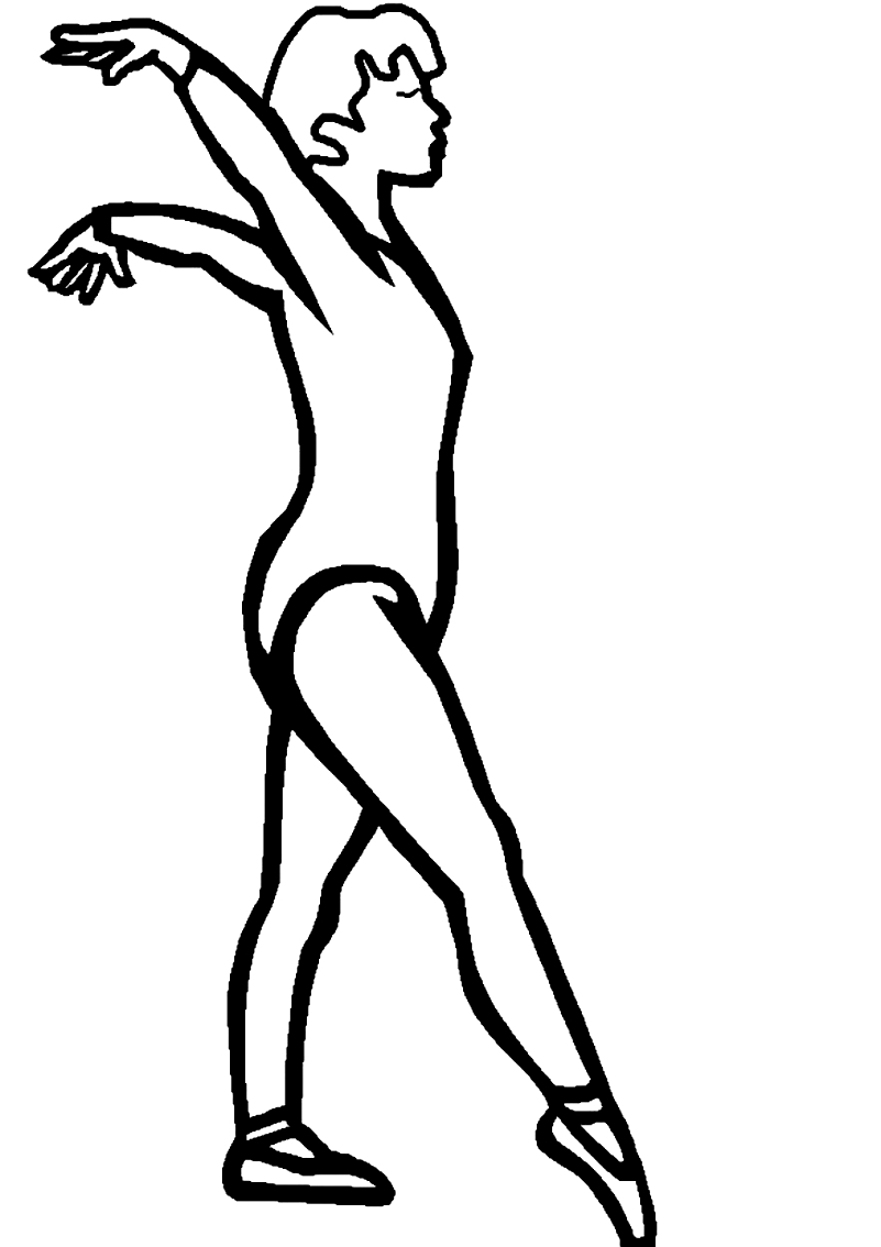 Drawing 23 from Dance coloring page to print and coloring