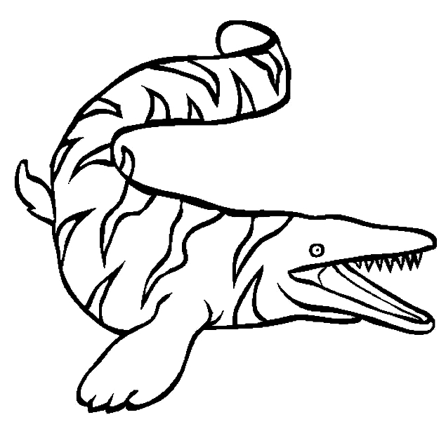 Dibujo 6 de Dinosaurios para imprimir y colorear