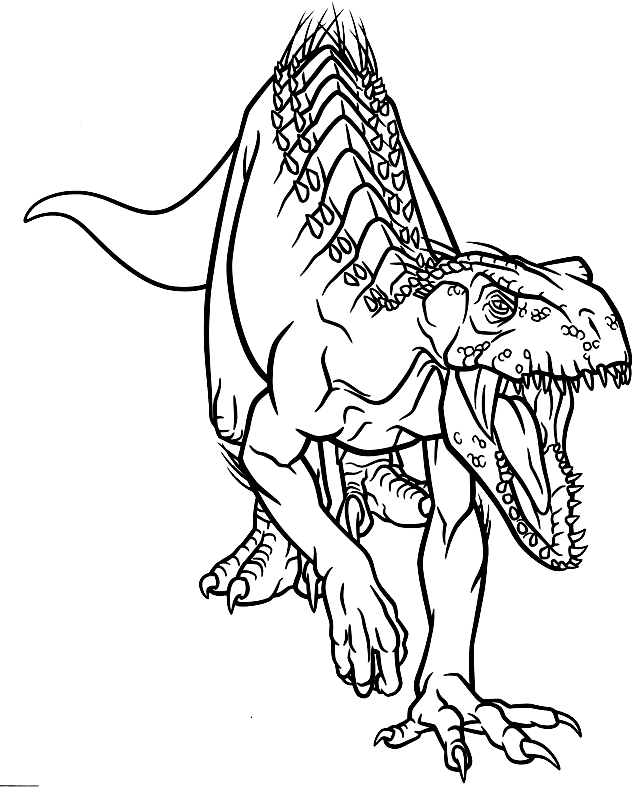 Drawing 14 from Dinosaurs coloring page to print and coloring