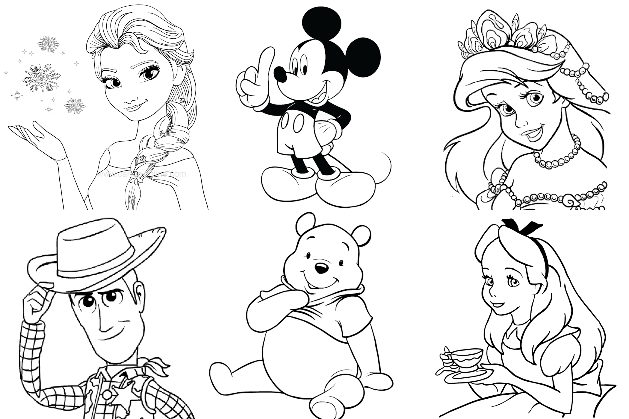 Disegni da colorare Disney