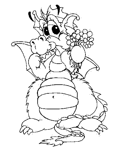 Drawing 14 from dragons coloring page to print and coloring