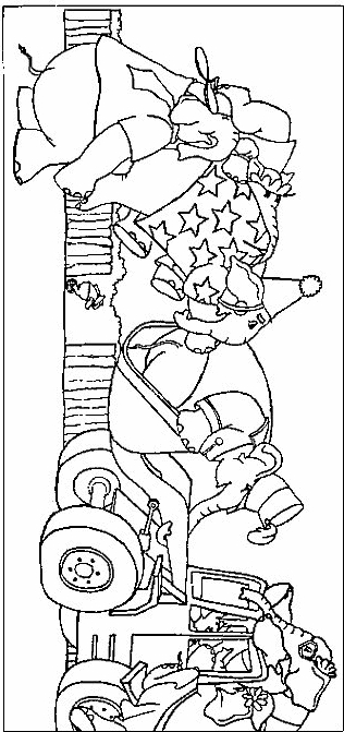 Drawing 22 from elephants coloring page to print and coloring