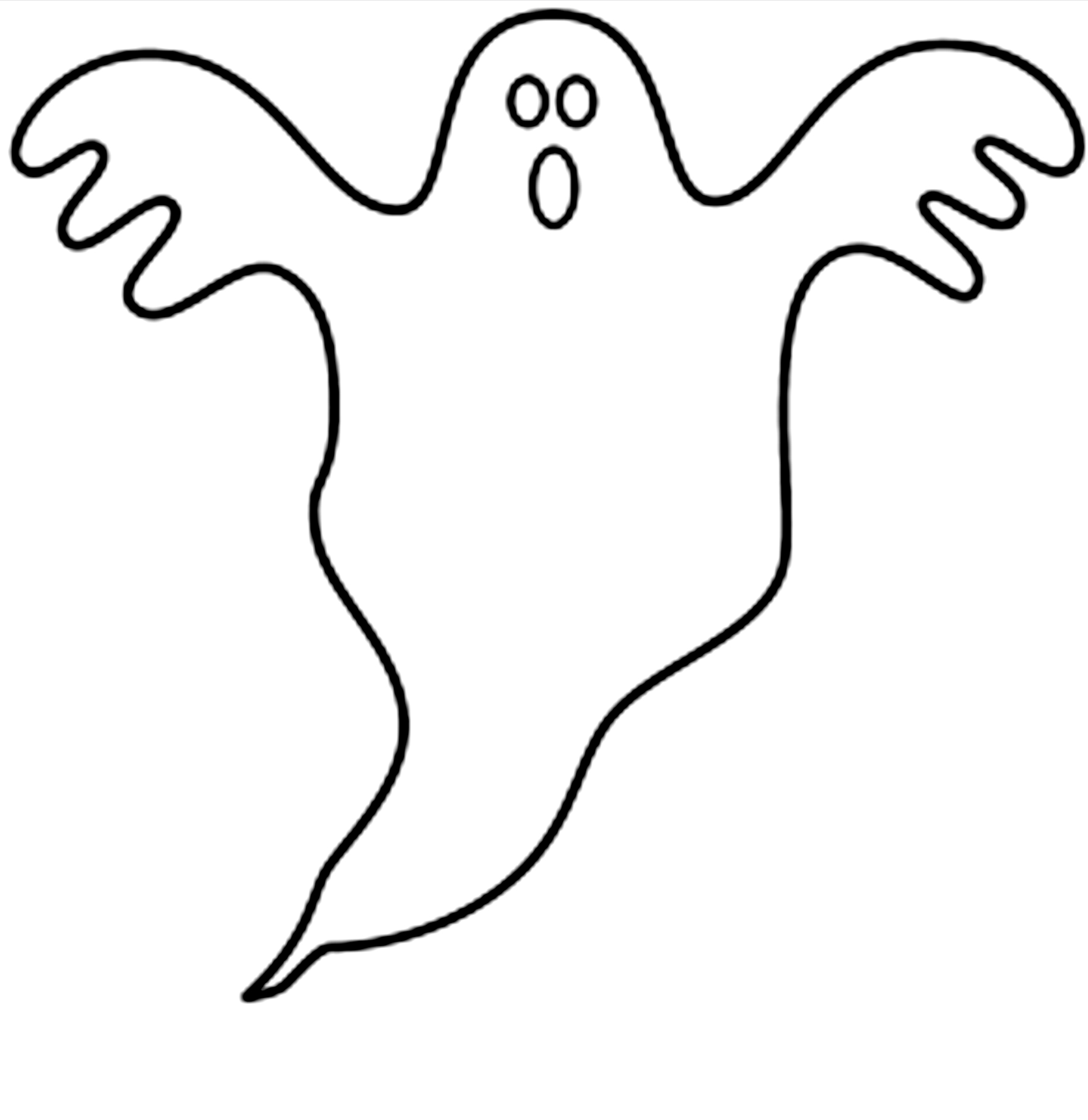 Drawing 13 from Ghosts coloring page to print and coloring