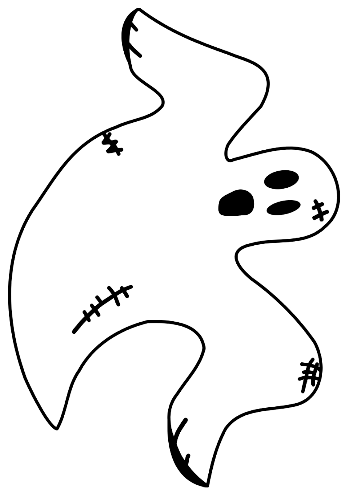 Drawing 20 from Ghosts coloring page to print and coloring