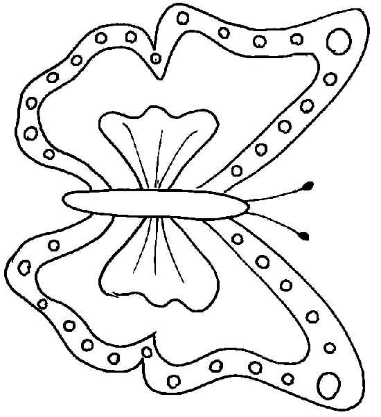 Desenho 18 de borboletas para imprimir e colorir