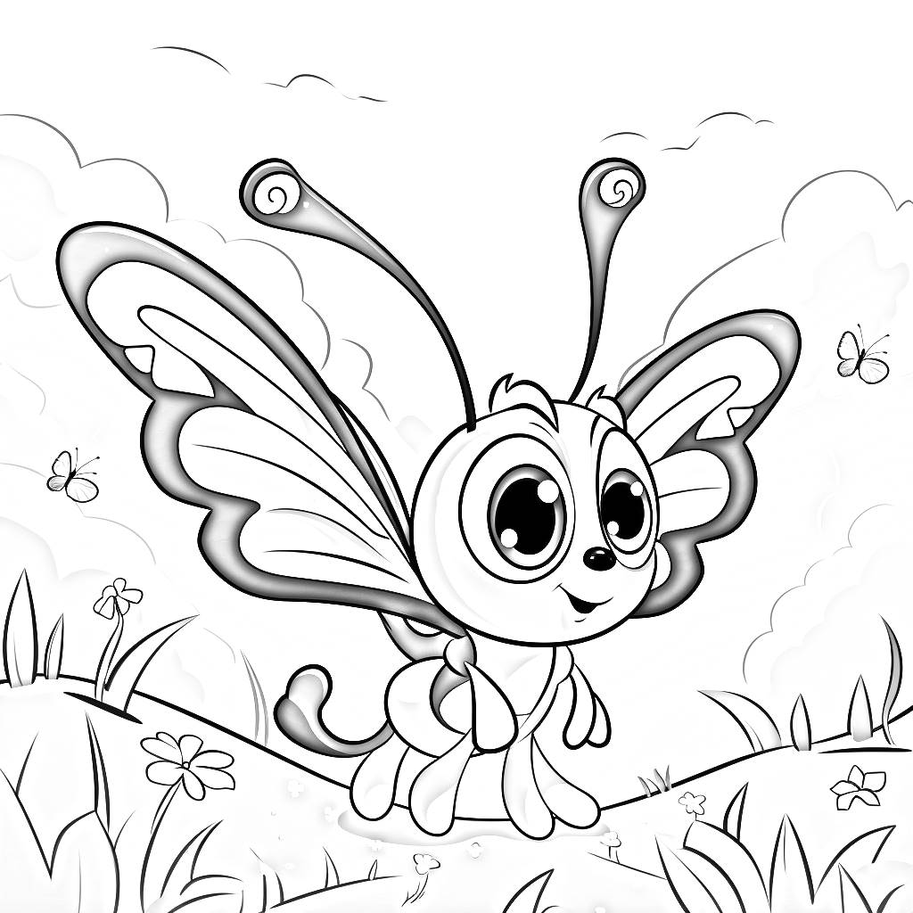 Disegno farfalla per bambini 38 di farfalla per bambini da stampare e colorare