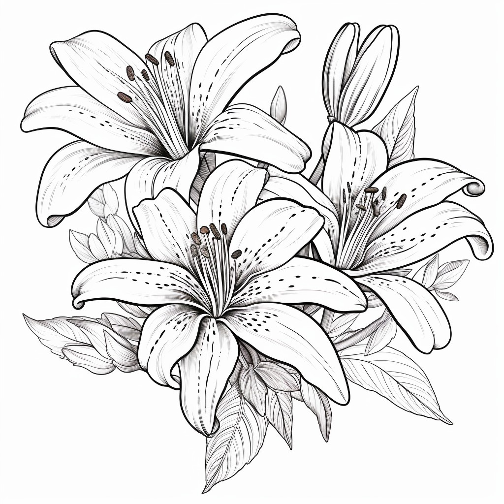  Flowers 22  coloring page to print and coloring