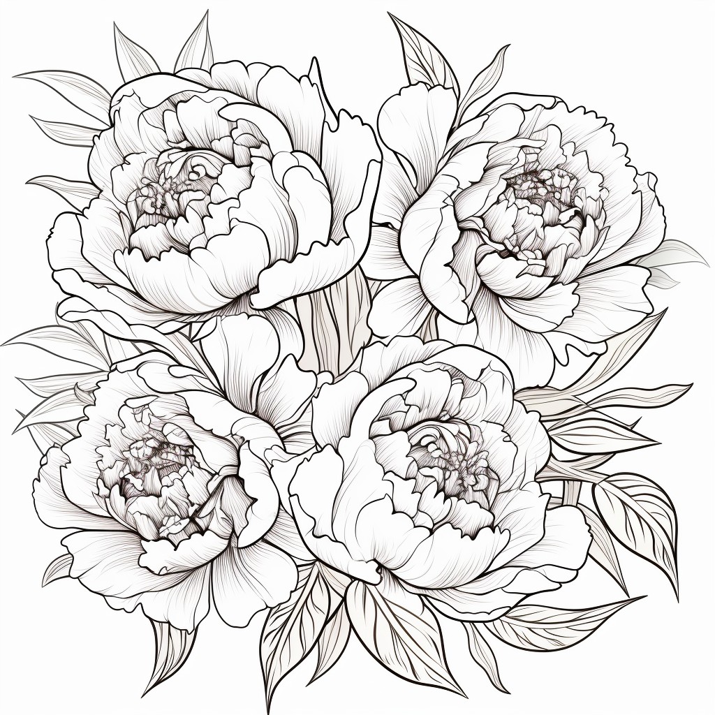  Flowers 39  coloring pages to print and coloring