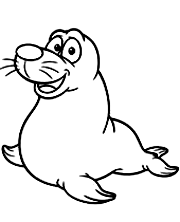 Drawing 19 from Seals coloring page to print and coloring