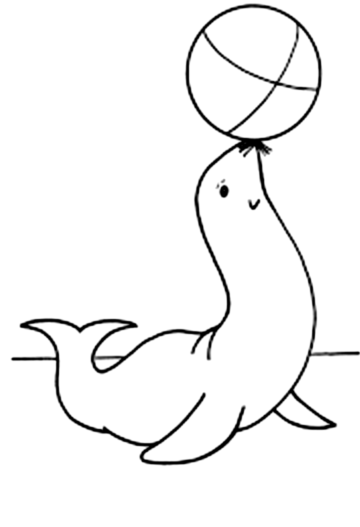 Drawing 22 from Seals coloring page to print and coloring