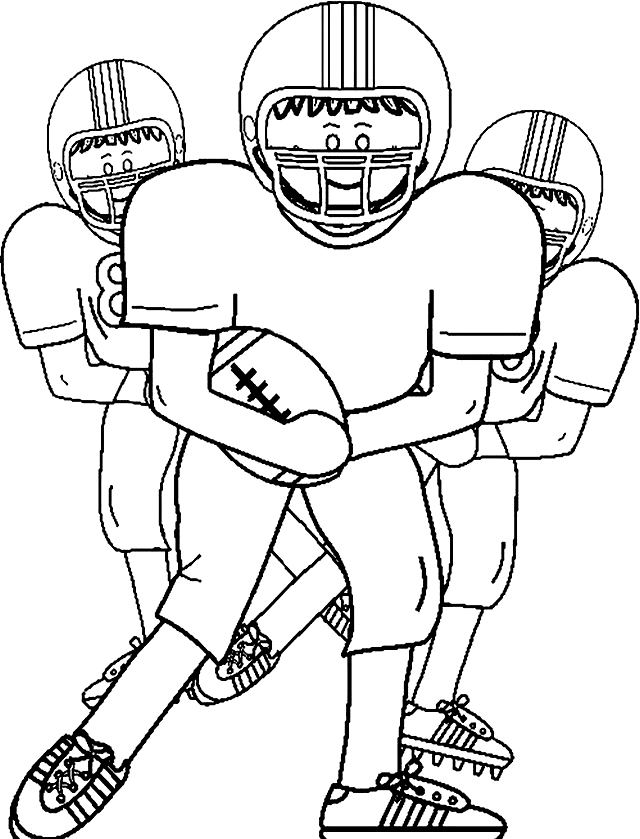 Drawing 8 from Football coloring page to print and coloring