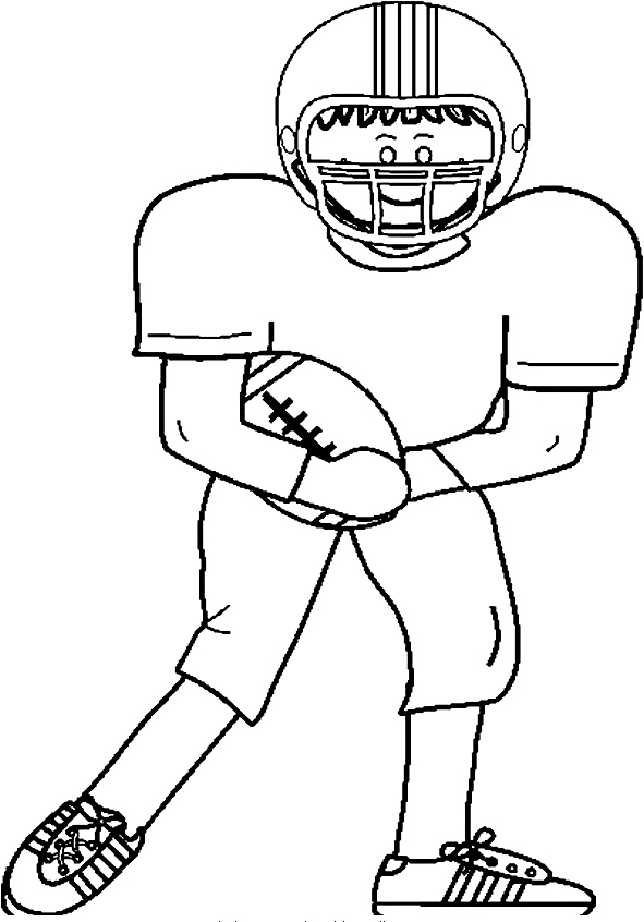 Drawing 10 from Football coloring page to print and coloring