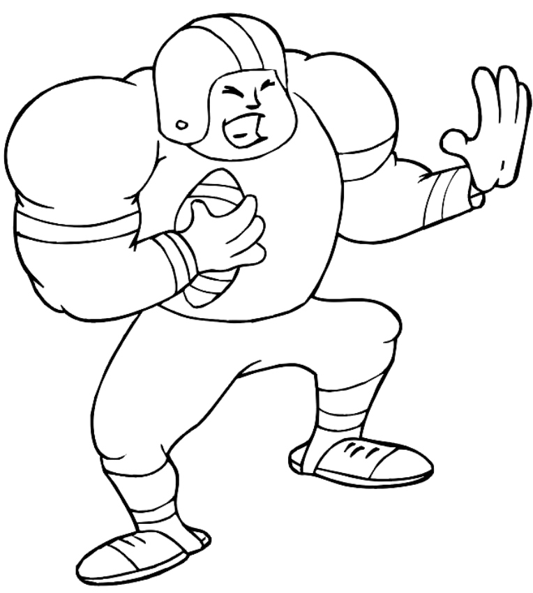 Drawing 14 from Football coloring page to print and coloring