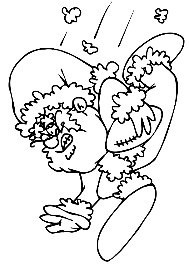 Drawing 22 from Football coloring page to print and coloring