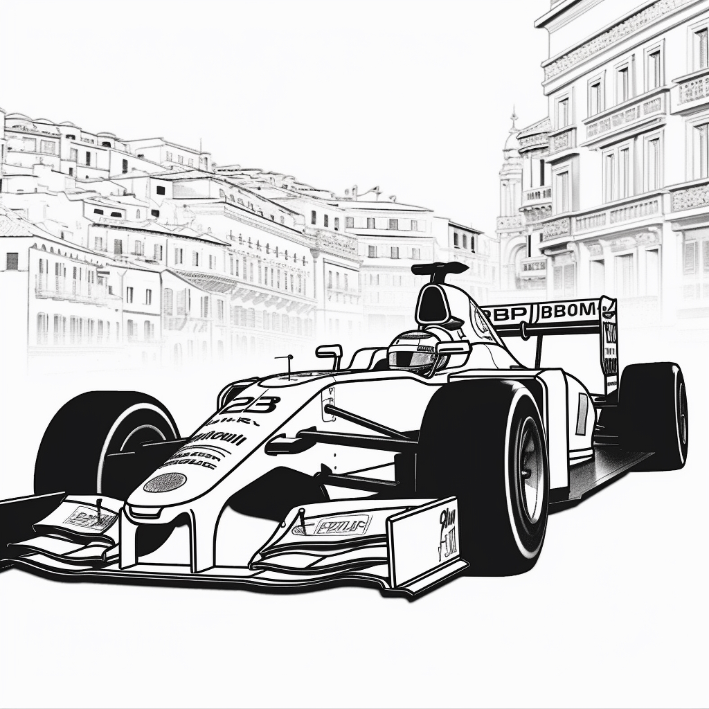 ALFA ROMEO F1 Monaco 02 from Formula 1 vrityskuvat tulostaa ja vritt