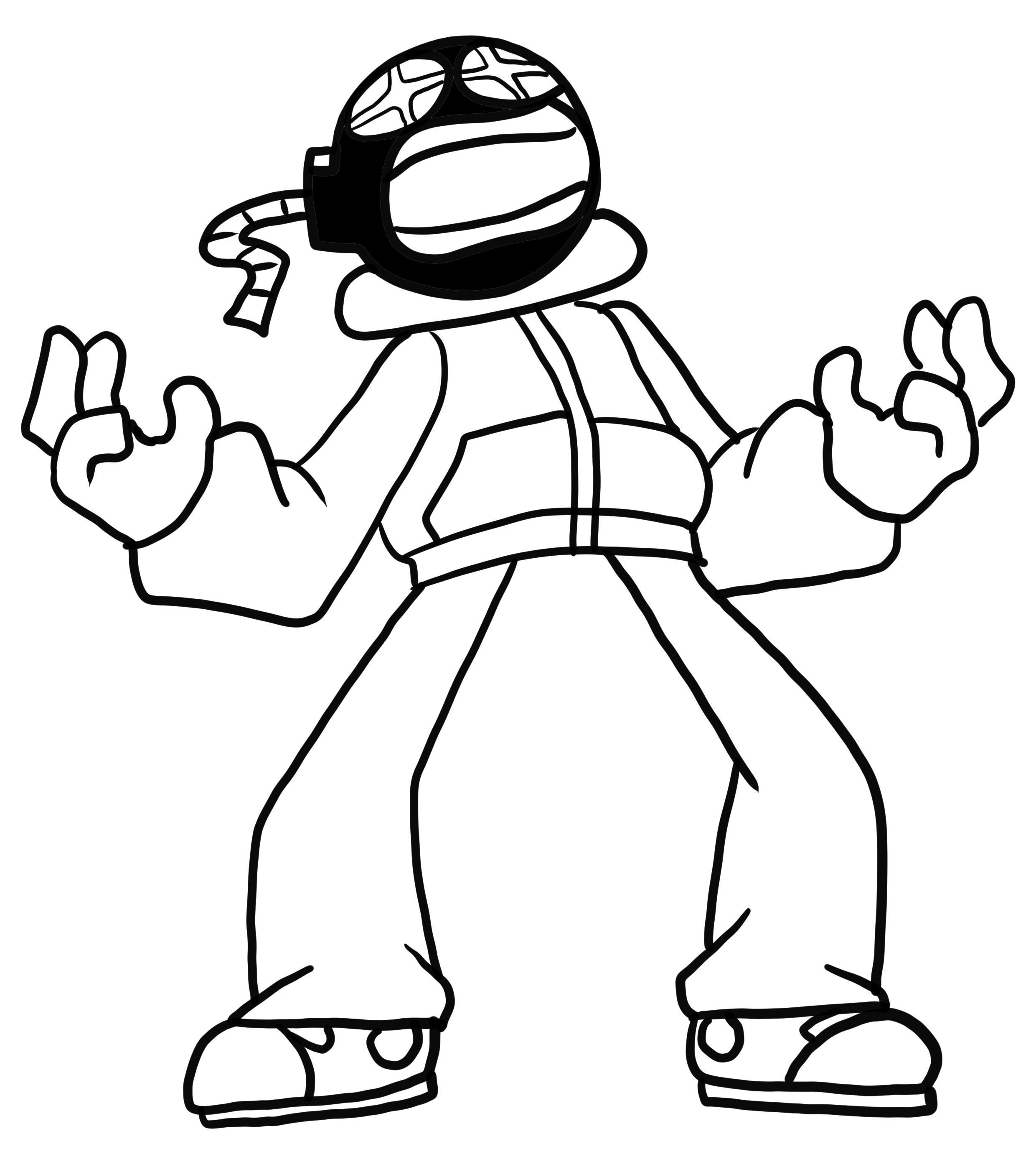 Whitty from Friday Night Funkin coloring page to print and coloring