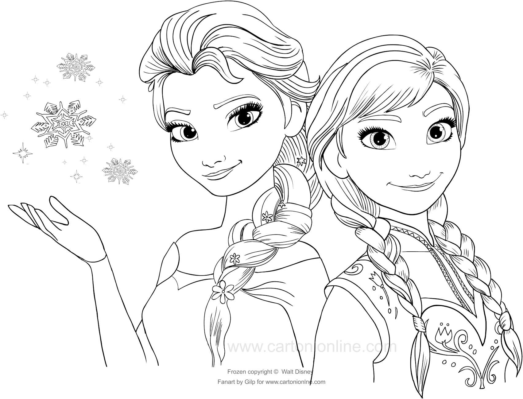 Coloriage Disney La Reine Des Neiges