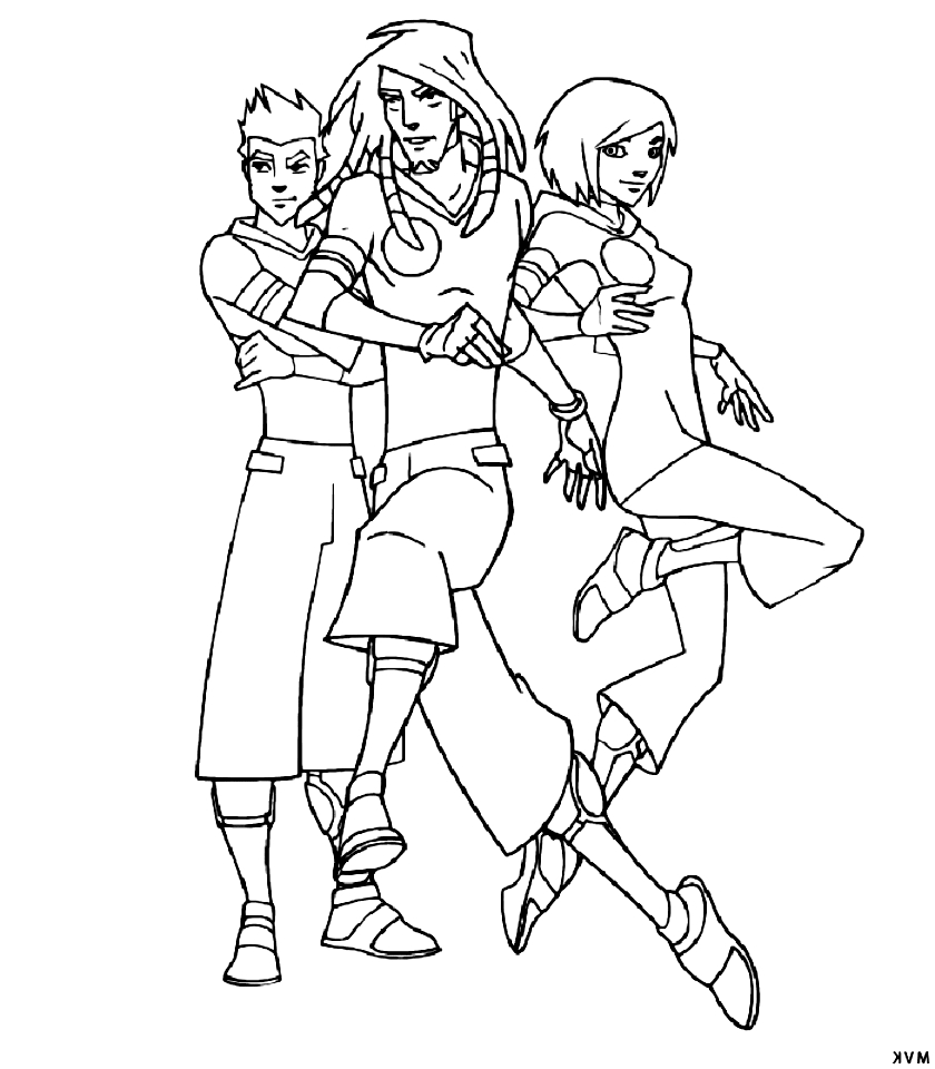 Drawing 2 from Galactik Football coloring page to print and coloring