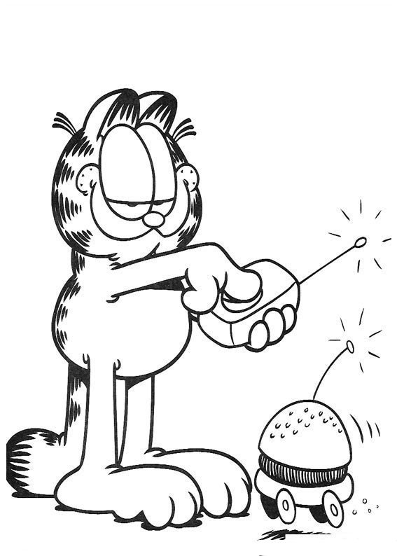 Disegno Garfield 20 di Garfield da stampare e colorare