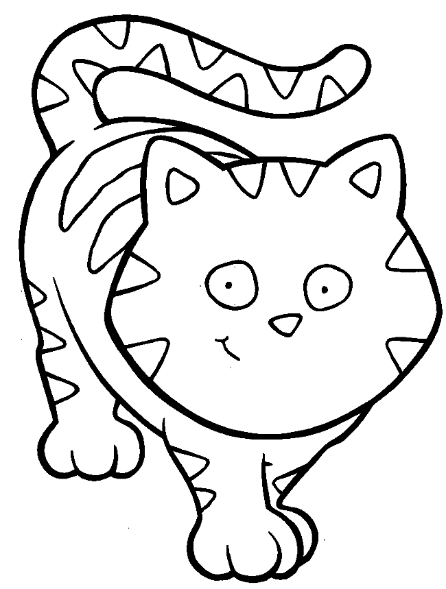 Drawing 1 from Cats coloring page to print and coloring
