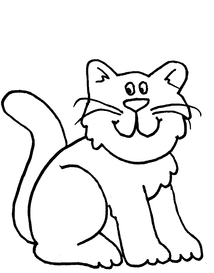 Drawing 3 from Cats coloring page to print and coloring