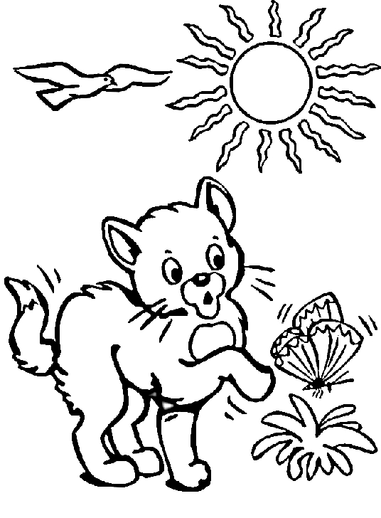 Drawing 4 from Cats coloring page to print and coloring