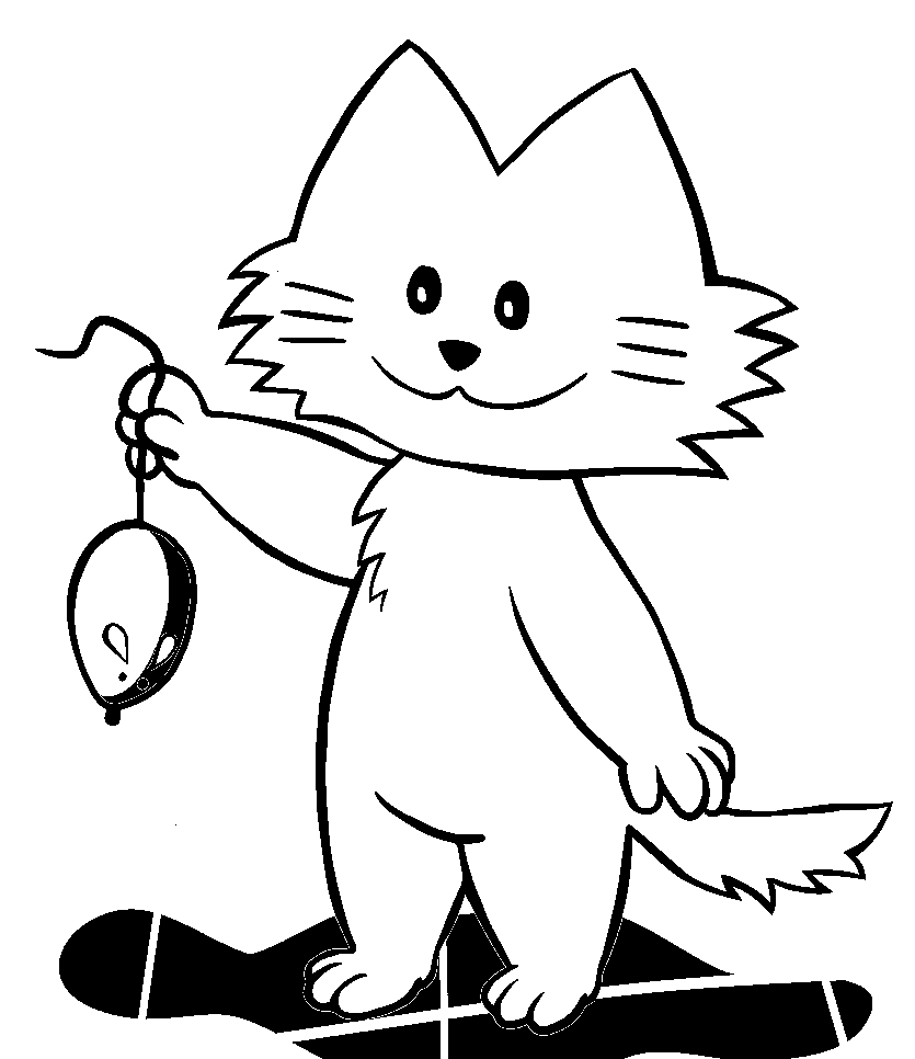 Hướng dẫn Vẽ mèo bắt chuột đơn giản và dễ thương