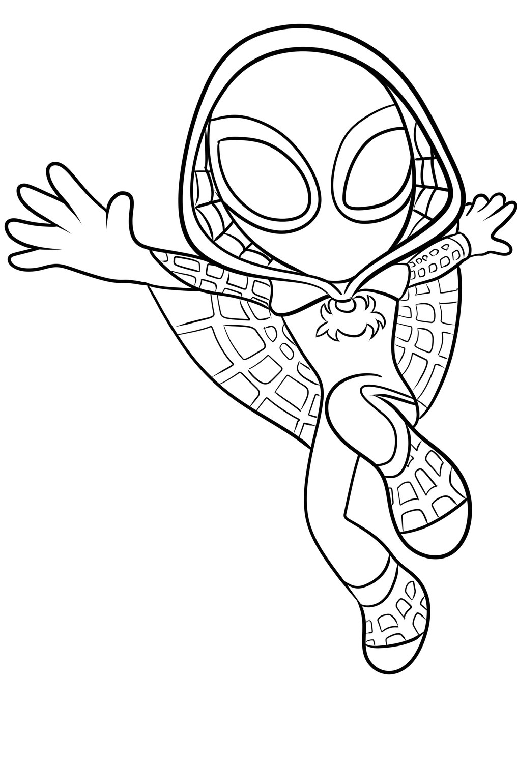 Ghost Spider 03  coloring pages to print and coloring