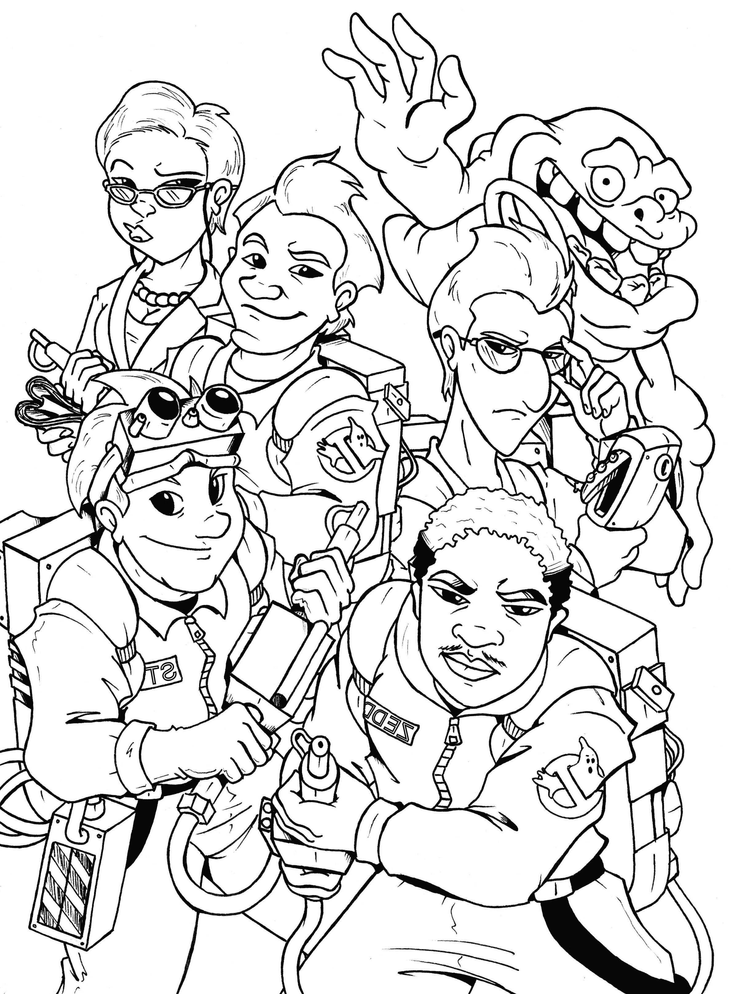 Download Drawing 5 From Ghostbusters Coloring Page