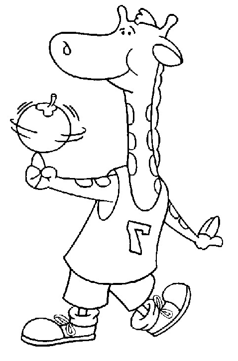 Drawing 14 from Giraffes coloring page to print and coloring