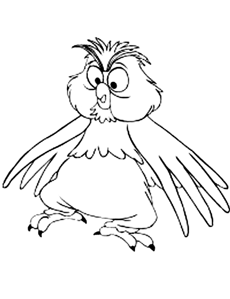 Drawing 22 from owls coloring page to print and coloring