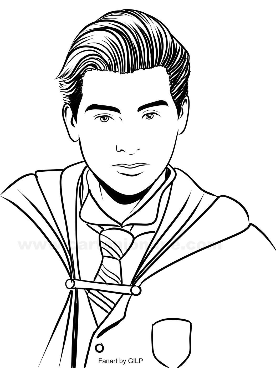 Coloriage de Ominis de Hogwarts Legacy  imprimer et colorier